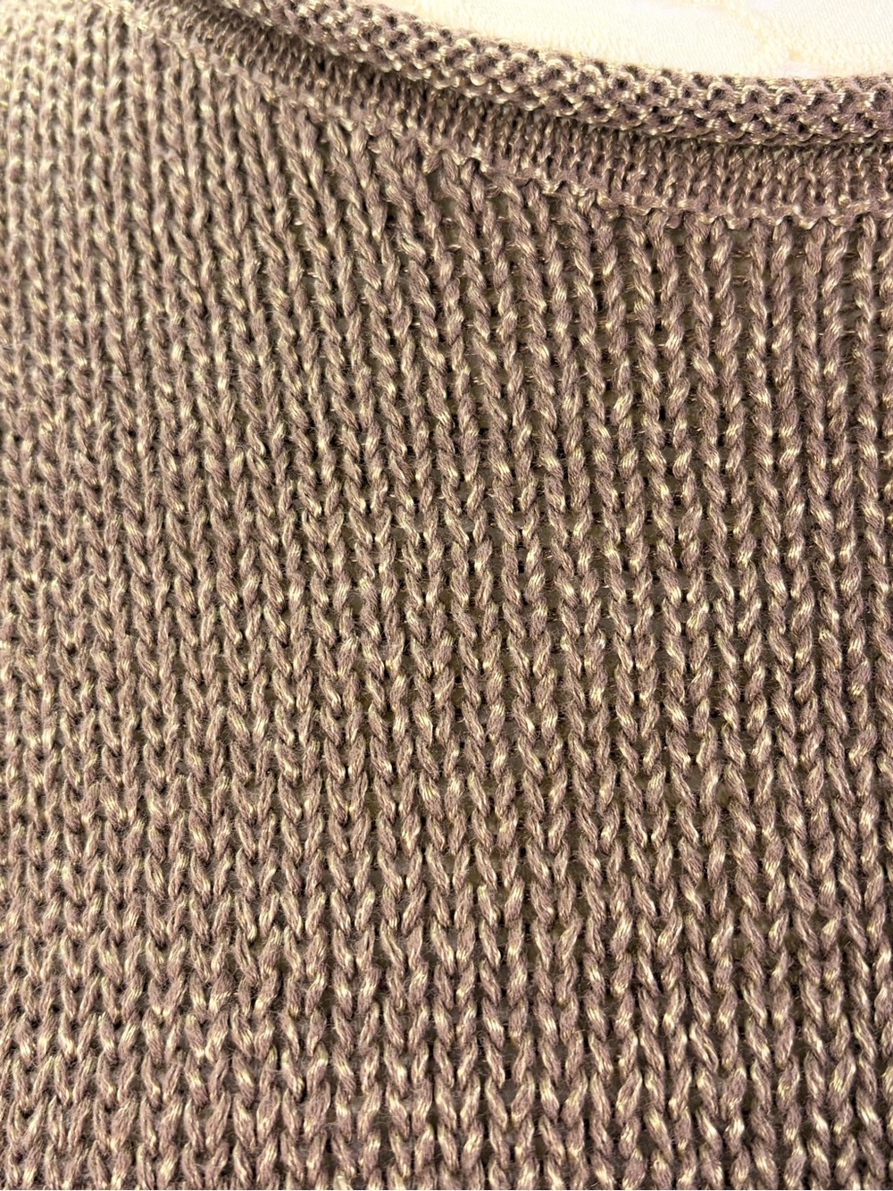 Lauren Ralph Lauren Rolled Neck Knit Sweater Gold Large - Picture 5 of 10